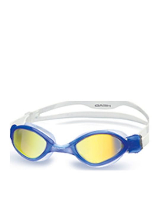 Head Tiger Swimming Goggles Adults with Anti-fog Lenses Yellow