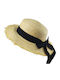 Frauen Stoffartig Hut Beige