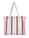 Stoff Strandtasche Rote