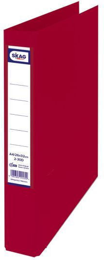 Skag Biblioraft 2/30 pentru Hârtie A4 cu 2 Rings Inele Burgundy 1buc