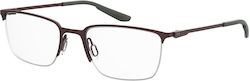 Under Armour Men's Metal Brown Prescription Eyeglass Frame