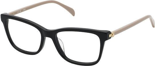 Tous Plastic Eyeglass Frame Black VTOC08 700Y