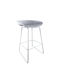 Stool Bar Metallic Victory White 43x42x85cm