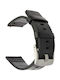 Leather Strap Black 20mm