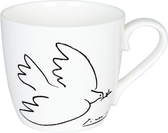Konitz «la Colombe De La Paix» Becher aus Porzellan Weiß 425ml