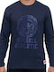 Long Sleeve Sweater Navy Blue