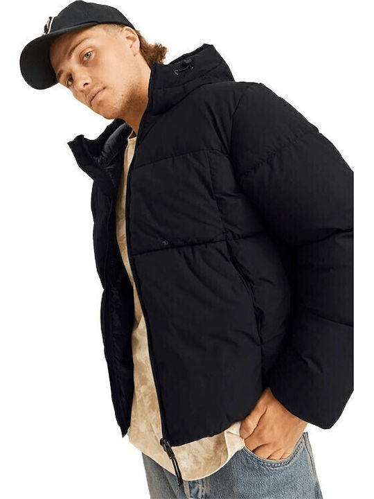 Jack & Jones Winter Jacke Puffer Winddicht Black