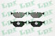 LPR Brakes Bremsbelag für BMW E39