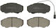 LPR Brakes Σετ Τακάκια Εμπρός για Citroen Jumper Peugeot Boxer