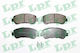 LPR Brakes Σετ Τακάκια Εμπρός για Nissan Navara / Qashqai / X-Trail Suzuki Kizashi