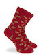 Walk Hot Dog Women's Socks Red