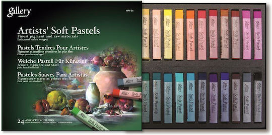 Mungyo Gallery 24 Artists Soft Pastels Carres 70x10mm