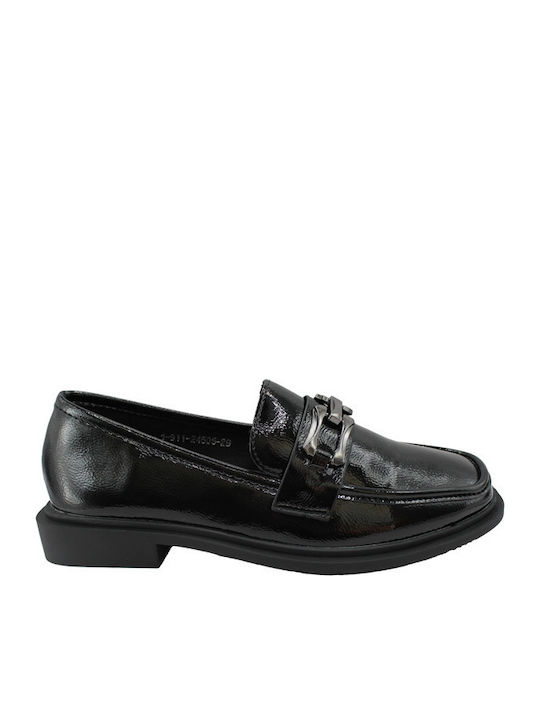 Λουστρίνι Γυναικεία Loafers σε Μαύρο Χρώμα