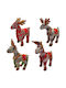 XMASfest Christmas Fabric Figure Reindeer Height 52cm (Μiscellaneous Designs/Colors)