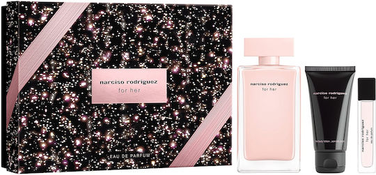 Narciso Rodriguez Γυναικείο Σετ με Eau de Parfum και Mini Άρωμα 3τμχ