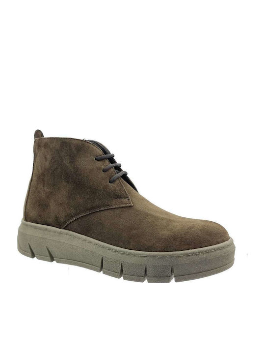 Mago Shoes Μποτάκια Λαδί