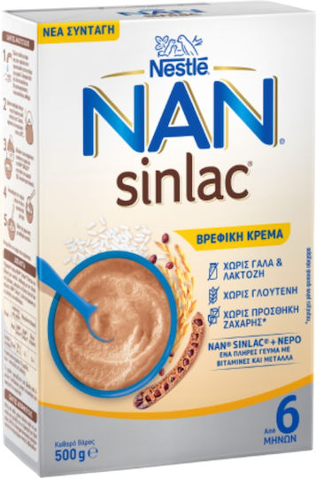 Nestle Baby Cream No Added Sugar 500gr for 6+ Months