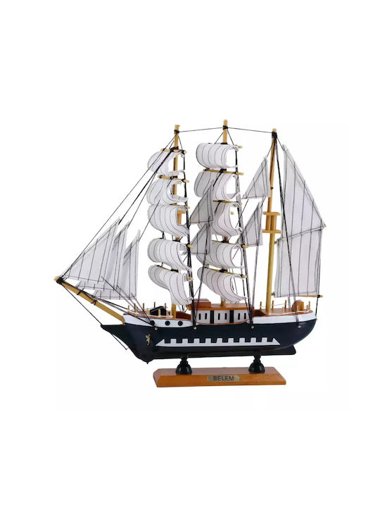 Wooden Decorative Ship Belem 33cm