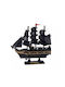 Corabie Pirat din Lemn Decorativă Black Pearl 16cm