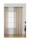 Viokarpet Vorhang mit Grommet Seraina Gray 68690 140x285cm