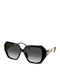 Michael Kors South Women's Sunglasses with Black Frame and Black Gradient Lens