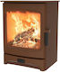 Charnwood Aire 5 Oțel Soba pe lemne 5kW Gunmetal