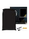 Blackout Roller Blind Window Film Velcro 100x150cm + Darkening Bag