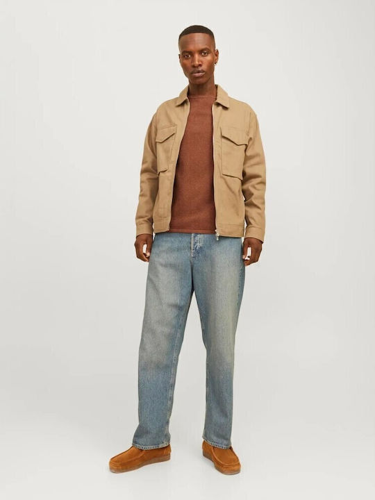 Jack & Jones 12157321 Pulover Mocha Bisque Twist