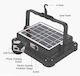 Lucas Waterproof Solar LED Floodlight 50W Cold White 6000K IP66