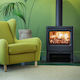 Charnwood Skye 7 Metallic Wood Stove 7.3kW Pewter