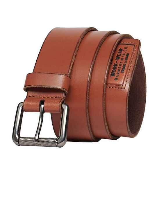 Superdry Badgeman Men's Belt Tabac Brown