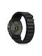 Tech-Protect Hp33 Tragbare Bänder Stoff Schwarz Für Garmin Fenix 5 / 6 / 6 Pro / 7 / 8 / 8 Pro (47mm) E