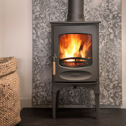 Charnwood C-Four Stahl Holzofen 4.9kW Bronze