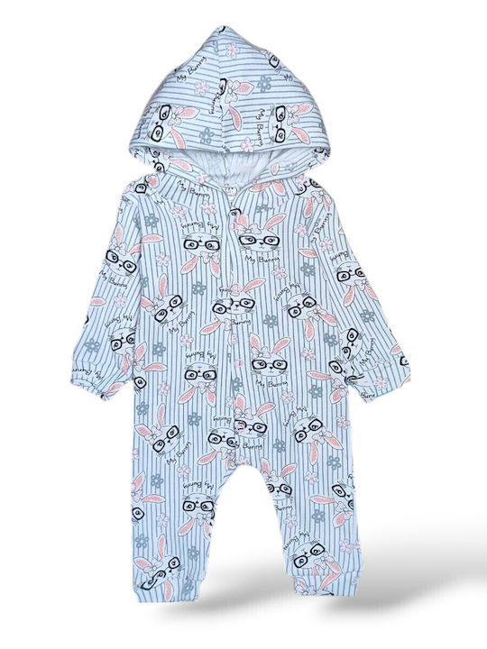 Babydom Baby Bodysuit Long-Sleeved Ecru, Powder