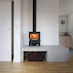 Charnwood C-Five Stahl Holzofen 5kW Gunmetal