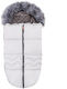 Universal Kinderwagen-Fußsack Wasserdicht Gray 90x45εκ.