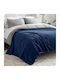 My Home Luxury Κουβέρτα Fleece Μονή 160x220εκ. Μπλε BL160-07