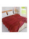 My Home Luxury Κουβέρτα Fleece Υπέρδιπλη 220x240εκ. Μπορντό MRD-02