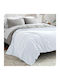 My Home Luxury Κουβέρτα Fleece Μονή 160x220εκ. Λευκή BL160-12