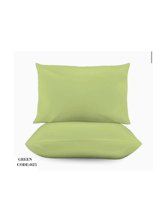 My Home Luxury Pillowcase Set Green 50x70cm.