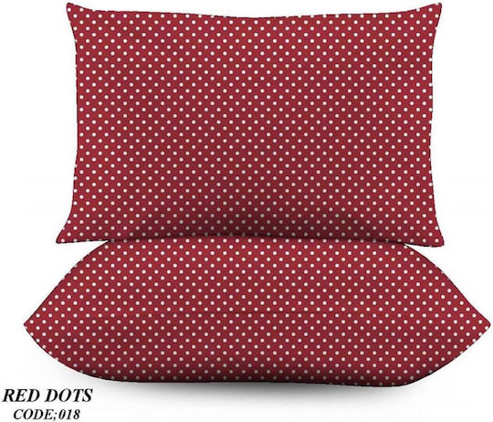 My Home Luxury Set Față de Pernă Red 50x70cm.