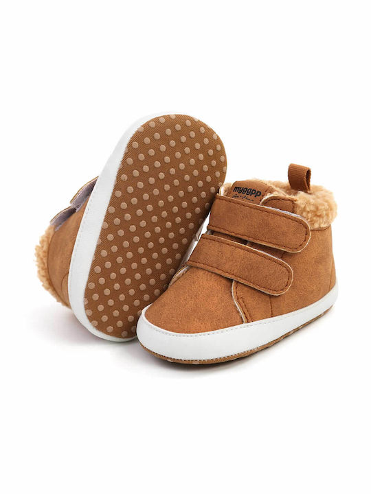 Angelbox Baby Booties Brown