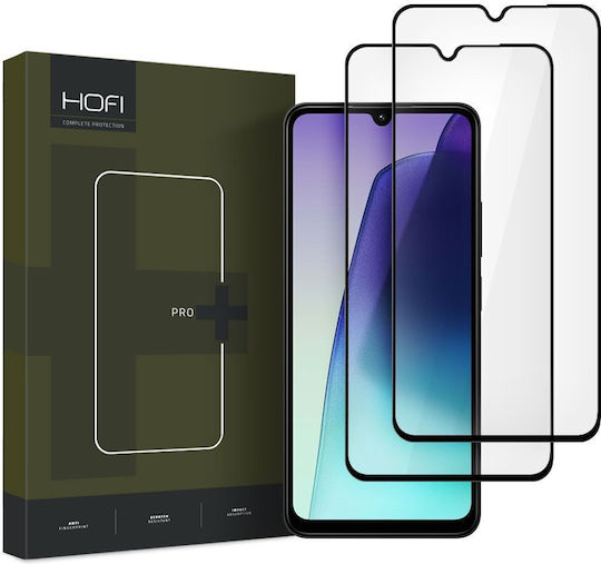Hofi Pro+ Gehärtetes Glas 2Stück Schwarz (Xiaomi Redmi 14C)