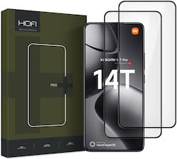 Hofi Full Face Tempered Glass 2τμχ Μαύρο (Xiaomi 14T / 14T Pro)