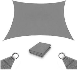 Waterproof Gray Garden Sunshade 3x5 M