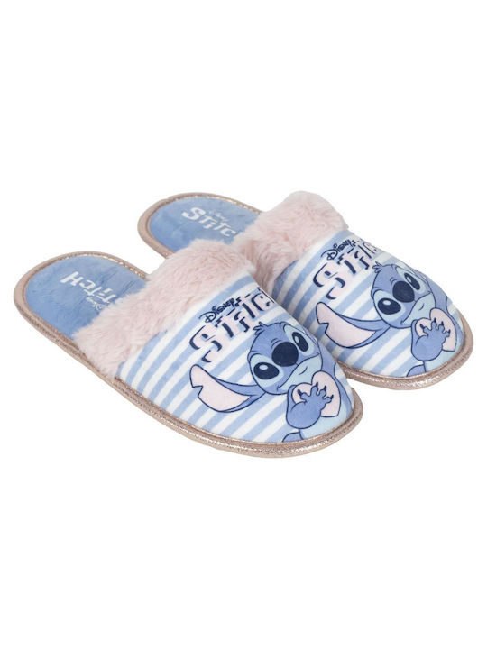 Cerda Kids Slippers Blue Stitch Light Blue-Pink