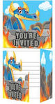 Dragons Invitations Creative Converting 6 Pieces