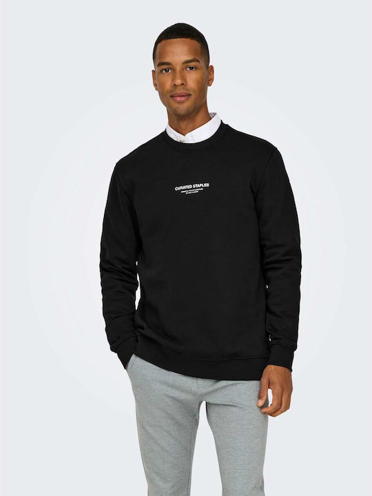 Only & Sons Sweatshirt Black