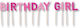 Свещи "Birthday Girl" 12 броя Creative Converting