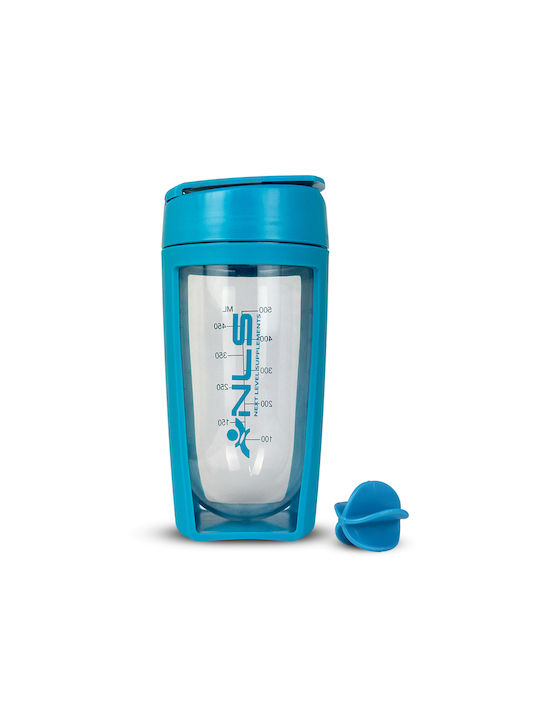 NLS Shaker Proteine 500ml Plastic Albastru